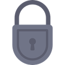 Lock, Tools And Utensils, padlock, secure, locked, security SlateGray icon