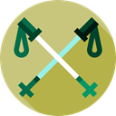 mountain, walking, sports, Sports And Competition, Hiking, Trekking DarkKhaki icon