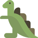 Extinct, Animals, Toy, Wild Life, dinosaur, Kid And Baby DarkSeaGreen icon