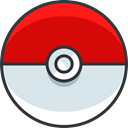 video game, pokemon, gaming, nintendo, Pokeball Red icon