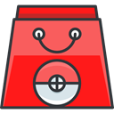 pokemon, Pokebag, gaming, nintendo, video game Red icon