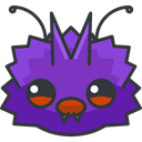 video game, nintendo, Avatar, Character, pokemon, Creature, gaming, venonat DarkSlateGray icon