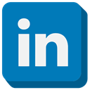 Linkedin, social media DarkCyan icon