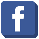 social media, Facebook DarkSlateBlue icon