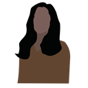 person, woman director, corporate lawyer, Business lady, woman head, business woman Black icon