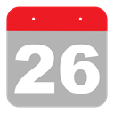 twenty-six, Calendar, hovytech, Schedule, two, six, event Icon