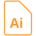 document, adobe, illustrator, File, ai icon, Design Black icon