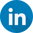 social network, Brand, website, Logo, Linkedin, Social DarkCyan icon