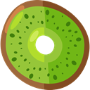 food, Fruit, organic, diet, Food And Restaurant, Kiwi, vegetarian, vegan, Healthy Food YellowGreen icon