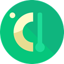 thermometer, Mercury, Celsius, Degrees, weather, temperature DarkCyan icon