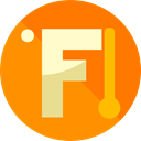 weather, temperature, thermometer, Mercury, Fahrenheit, Degrees DarkOrange icon