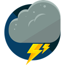 weather, Rain, Storm, sky, rainy, meteorology, raining LightSlateGray icon