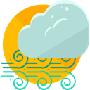 windy, Tornado, hurricane, nature, Cold, twister, wind, weather PowderBlue icon