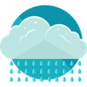 meteorology, raining, Rain, Storm, sky, rainy, weather PowderBlue icon