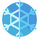 weather, Snow, nature, winter, Cold, snowflake CornflowerBlue icon