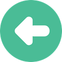 Arrows, Back, previous, Direction, directional, Multimedia Option CadetBlue icon