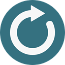 Arrows, Reload, refresh, Orientation, interface, Direction, Multimedia Option, Circular Arrow SeaGreen icon