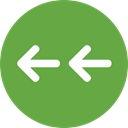 Arrows, Multimedia Option, Back, previous, Direction, directional OliveDrab icon