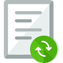 File, Archive, refresh, interface, Files And Folders, document Lavender icon