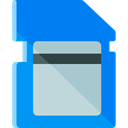 Multimedia, card, storage, Memory card, technology, electronics, sd card DodgerBlue icon