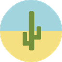 plant, nature, Dessert, Cactus, dry, Botanical LightBlue icon