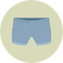 Clothes, clothing, dress, Short, fashion, Femenine, Garment, Denim Shorts LightGray icon