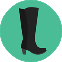 Boot, Clothes, fashion, footwear, Femenine CadetBlue icon