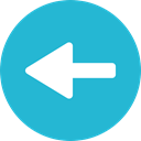 Arrows, Back, previous, Direction, directional, Multimedia Option LightSeaGreen icon