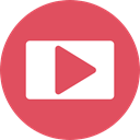 Multimedia Option, ui, Play button, video player, movie, Multimedia, Arrows, interface, music player IndianRed icon