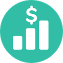 Business And Finance, statistics, graphic, Bar chart, Profits, graph, Business, Stats LightSeaGreen icon