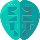 robot, technology, electronics, Brain, robotics, Science Fiction, Futurist DarkCyan icon