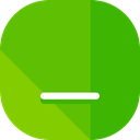 button, ui, minimize, Multimedia Option OliveDrab icon