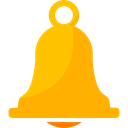 notification, ui, Calling, ring, Tools And Utensils, Bell Ring Orange icon