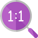 search, magnifying glass, zoom, detective, ui, Loupe, Tools And Utensils MediumOrchid icon