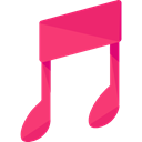 interface, music player, song, musical note, music, Quaver, Music And Multimedia DeepPink icon