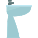 Furniture And Household, wash, washing, hygiene, bathroom, water, Sink LightSteelBlue icon