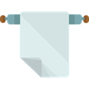 hygiene, Furniture And Household, miscellaneous, bathroom, toilet paper Black icon