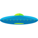 Ufo, spaceship, transportation, Alien, transport, extraterrestrial, Science Fiction Black icon