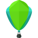 transportation, travel, transport, Flying, hot air balloon Icon