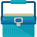 baggage, Lunchbox, Box, luggage, Holidays LightSeaGreen icon