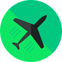 Airport, transportation, Plane, transport, flight, Aeroplane, airplane SpringGreen icon