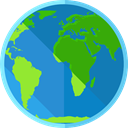 global, Geography, worldwide, Maps And Flags, Planet Earth, Maps And Location DarkCyan icon