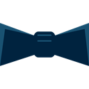 Clothes, clothing, fashion, bow tie, Elegant MidnightBlue icon