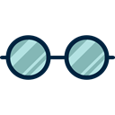 Glasses, optical, vision, eyeglasses, fashion, reading glasses, Ophthalmology Black icon