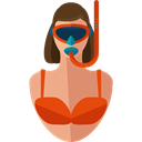 Diving, Summertime, Dive, Snorkel, Sports And Competition, goggle, sea, sports Icon