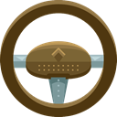 Car, transportation, steering wheel, sports, racing, Driving, Racing Game DarkOliveGreen icon
