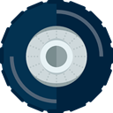 drive, wheels, repair, transportation, truck, transport, Tire MidnightBlue icon