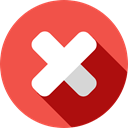 Close, cancel, Error, cross, forbidden, interface, prohibition, signs, Shapes And Symbols Tomato icon