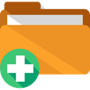 Folder, interface, Files And Folders, storage, file storage, Data Storage, Office Material Goldenrod icon