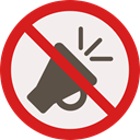 forbidden, noise, prohibition, Not Allowed, Signaling Linen icon